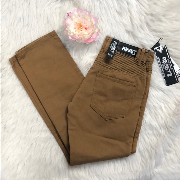 Moto Jeans Biege Khaki 30/30 - Picture 1 of 3